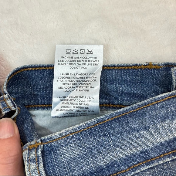 Texas Longhorns Wrangler Denim Blue Jean Cutoff Distressed Shorts Women's Sz 11 - Picture 5 of 11